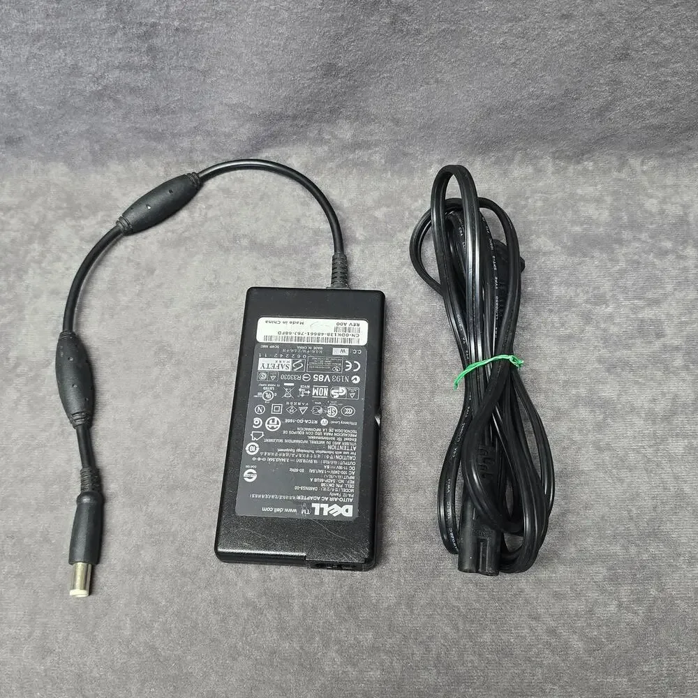 Genuine Dell Auto-Air AC Adapter PA-12 DA65NS3-00 P/N DK138 19.5V Laptop Charger